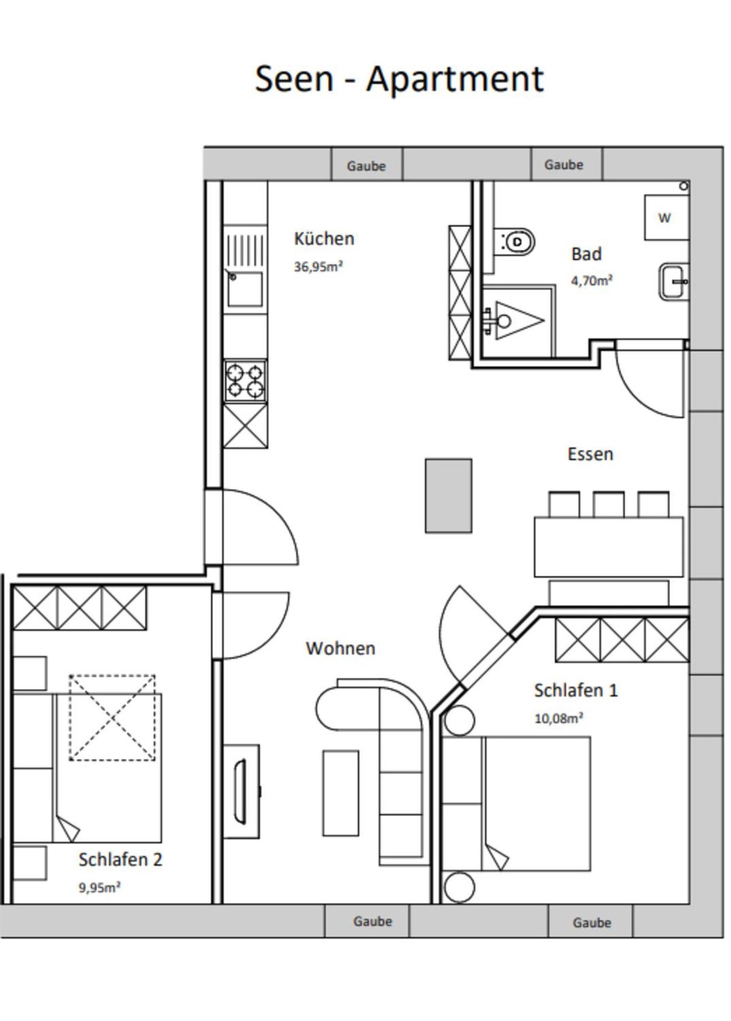 Seen-Apartment Im Herrenhaus Rheinblick Xanten Eksteriør billede